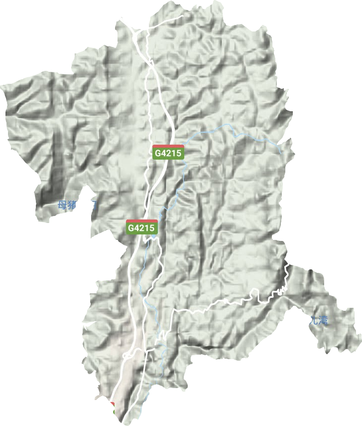 苍龙街道地形地图