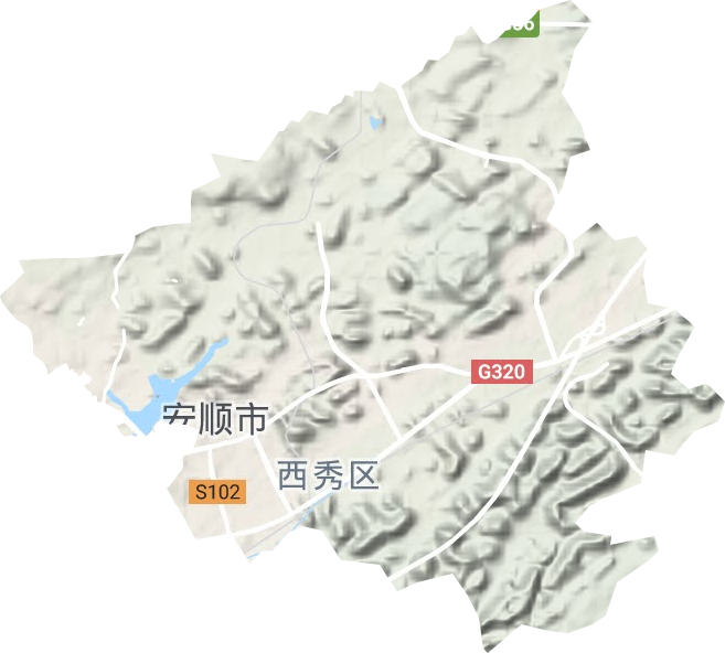东关街道地形地图