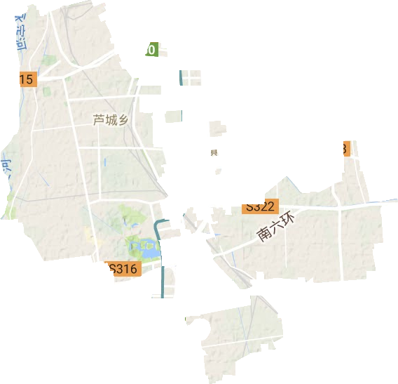 黄村地区办事处地形地图