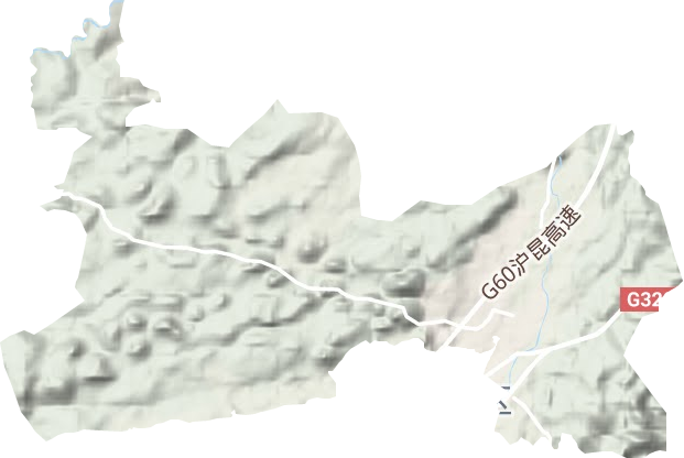 鼓楼街道地形地图