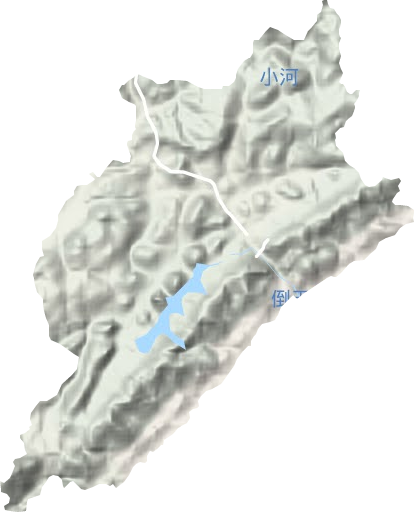 大新桥街道地形地图