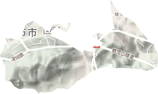 碧阳街道地形地图