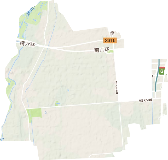 北臧村镇地形地图