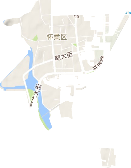 龙山街道地形地图
