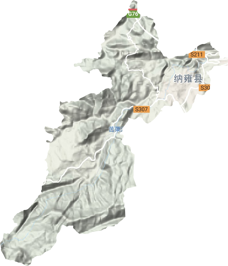 雍熙街道地形地图