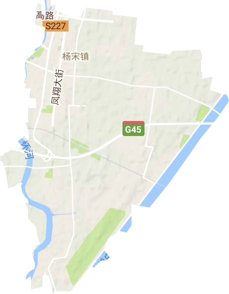 杨宋镇地形地图