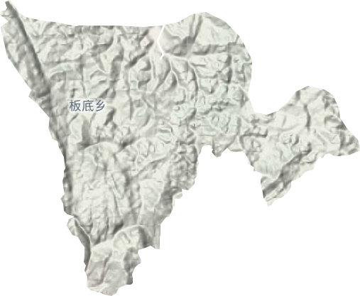 板底乡地形地图
