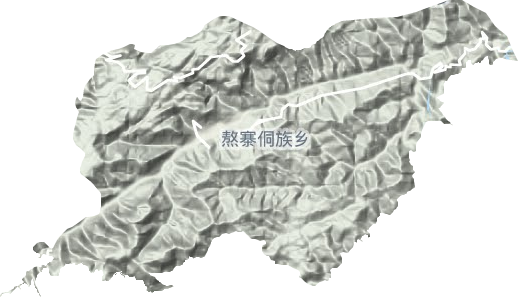 敖寨侗族乡地形地图