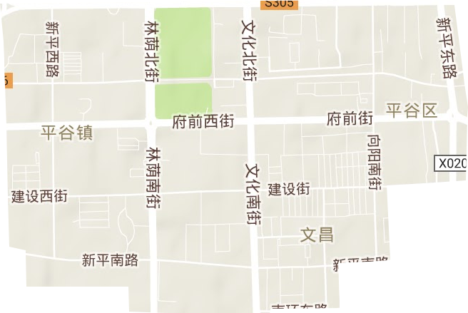 滨河街道地形地图