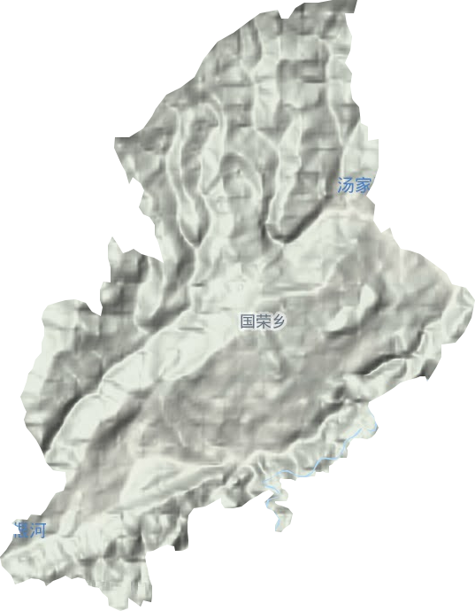 国荣乡地形地图