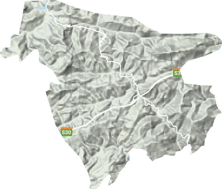 纸房乡地形地图