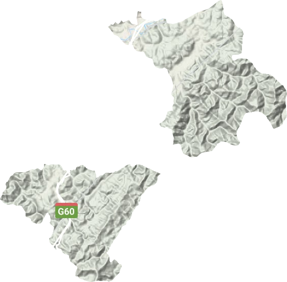 羊坪镇地形地图