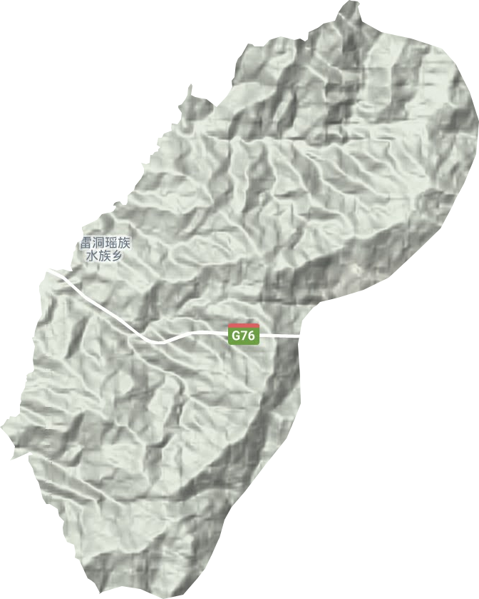 雷洞乡地形地图