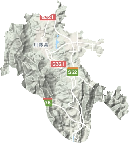 龙泉镇地形地图