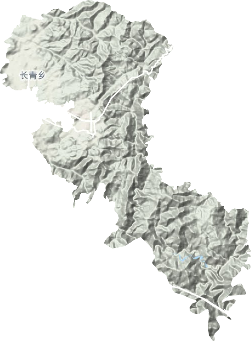 扬武镇地形地图