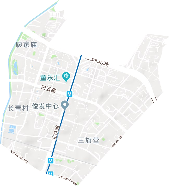 联盟街道地形地图