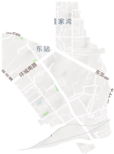 吴井街道地形地图