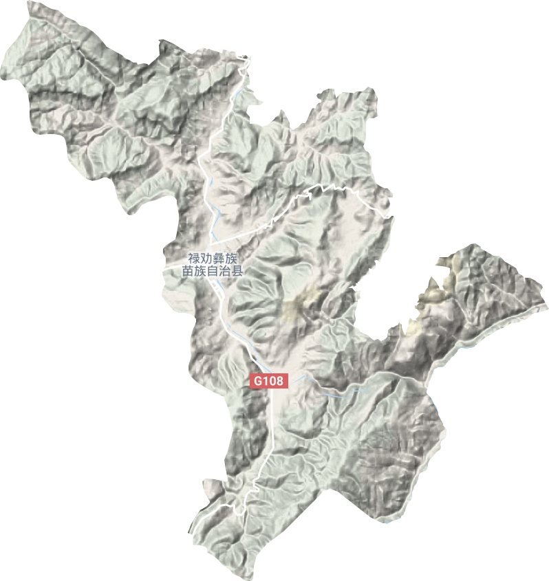 屏山街道地形地图