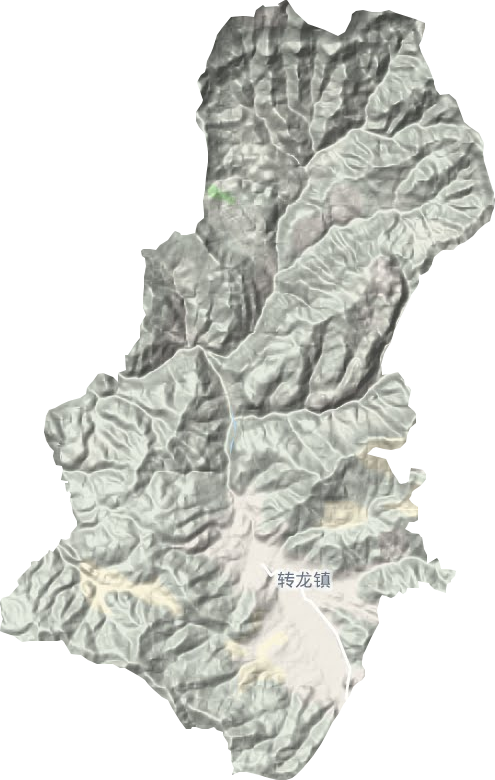 转龙镇地形地图