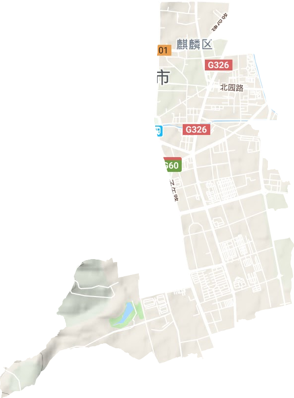 南宁街道地形地图