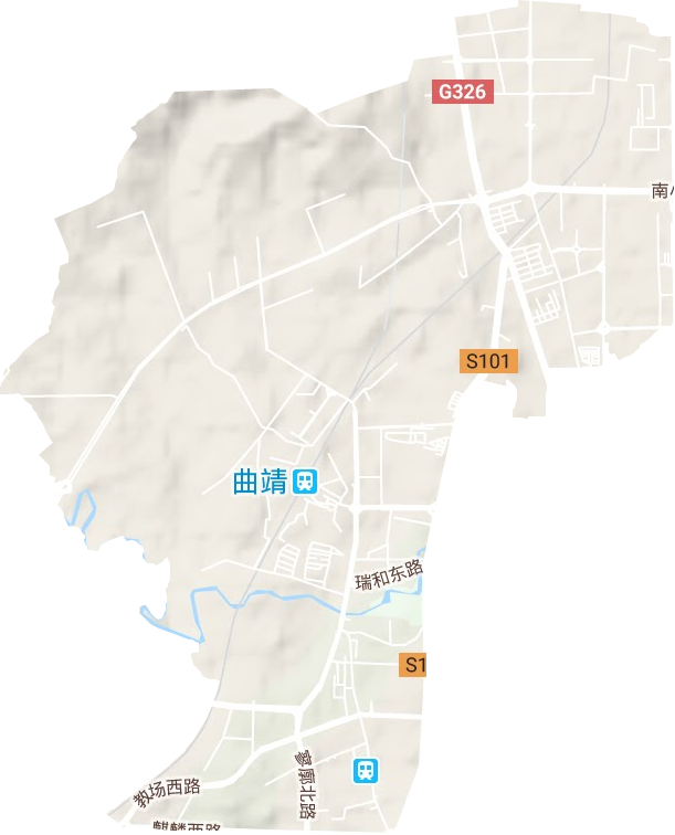 建宁街道地形地图