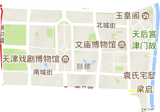 鼓楼街道地形地图