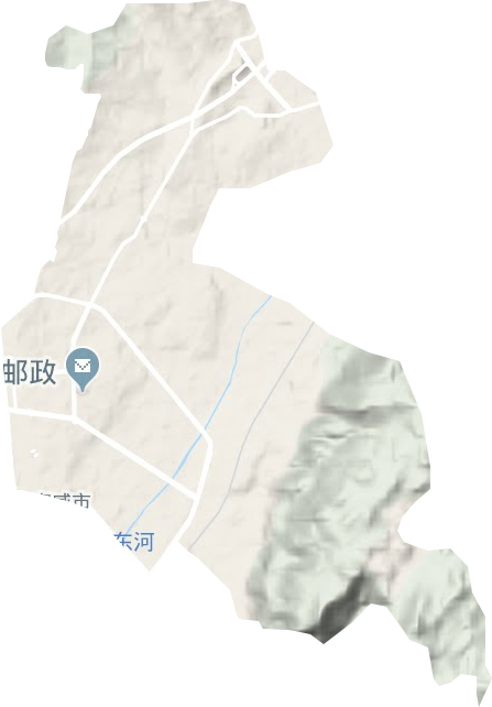 双龙街道地形地图