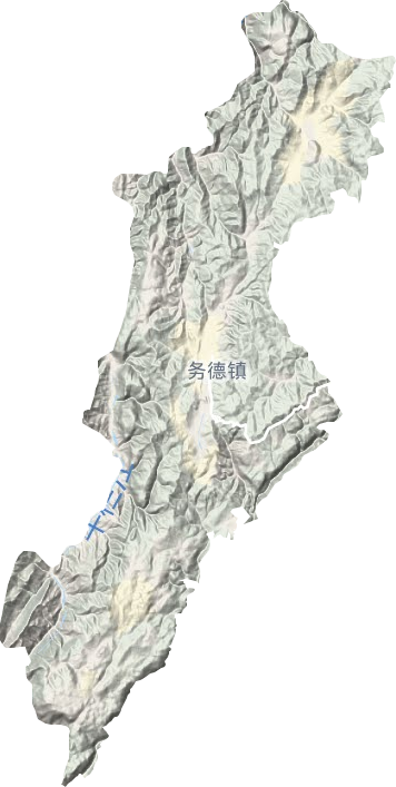 务德镇地形地图