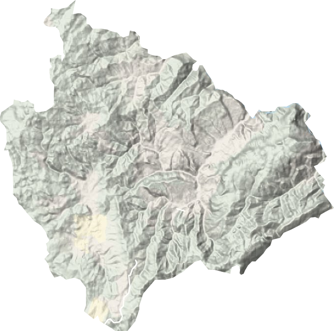 东山镇地形地图