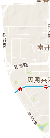 王顶堤街道地形地图