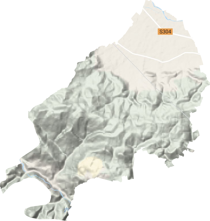 九龙街道地形地图