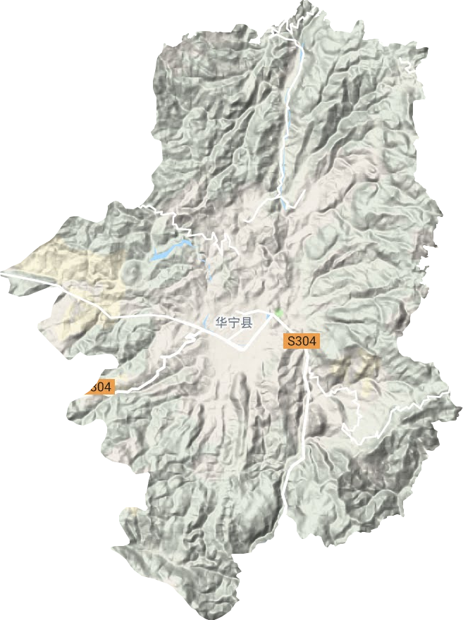 宁州街道地形地图