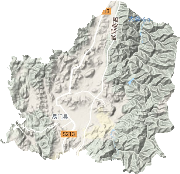 龙泉街道地形地图