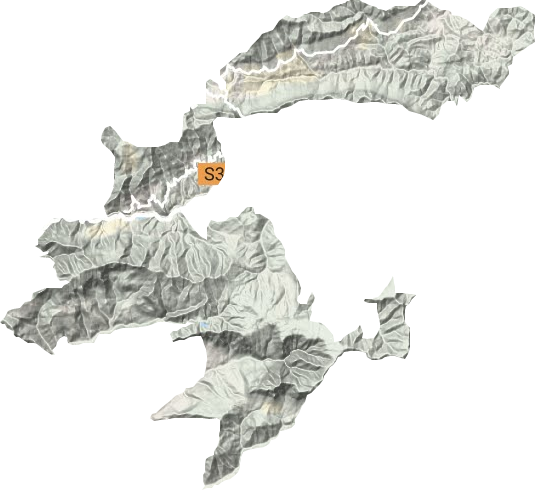 平甸乡地形地图