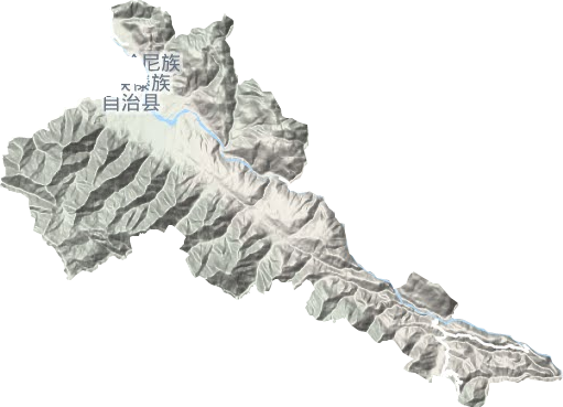 澧江街道地形地图
