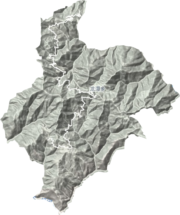 龙潭乡地形地图