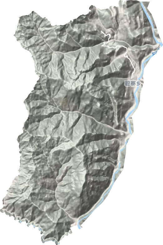 碧寨乡地形地图