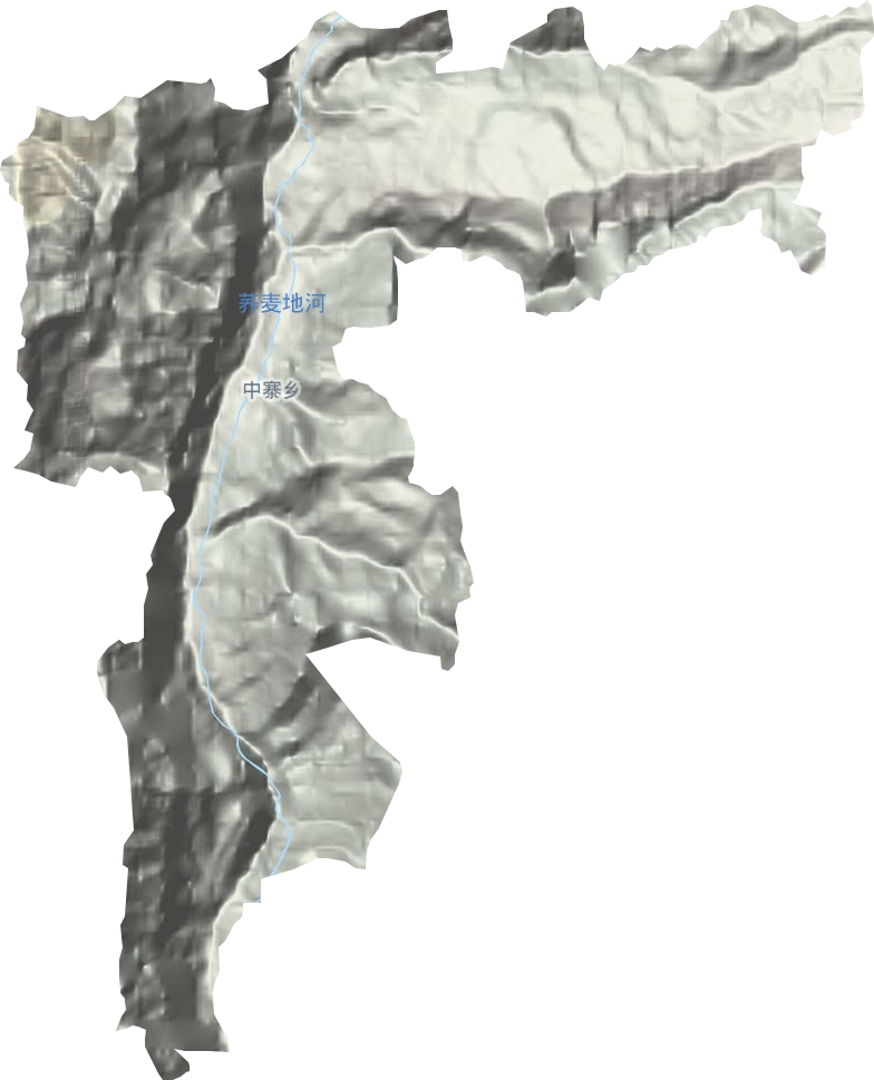 中寨乡地形地图
