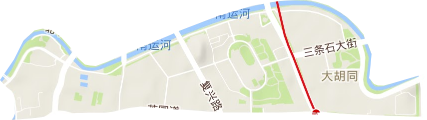 芥园街道地形地图