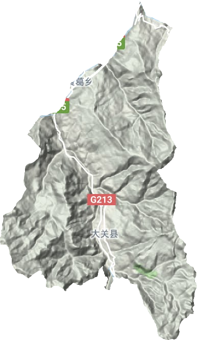 翠华镇地形地图