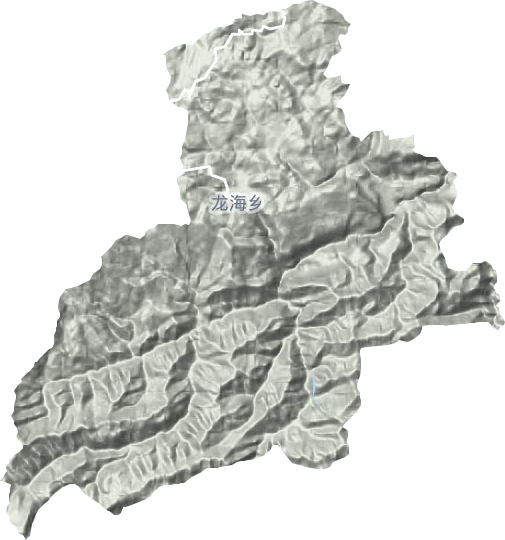 龙海镇地形地图