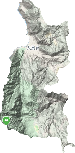 大具乡地形地图