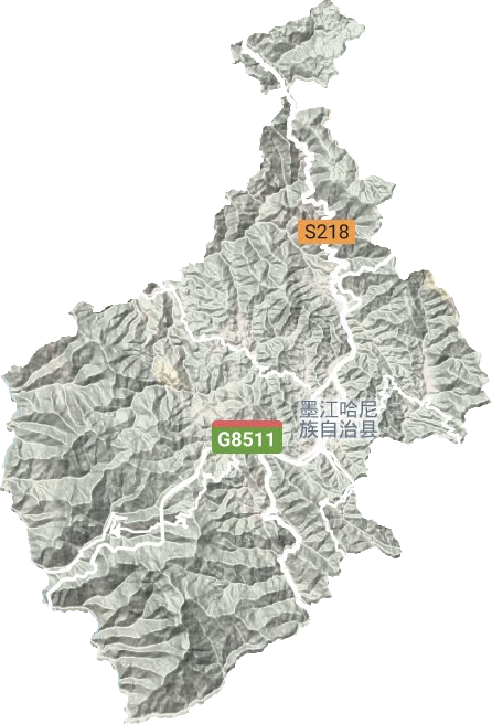 联珠镇地形地图