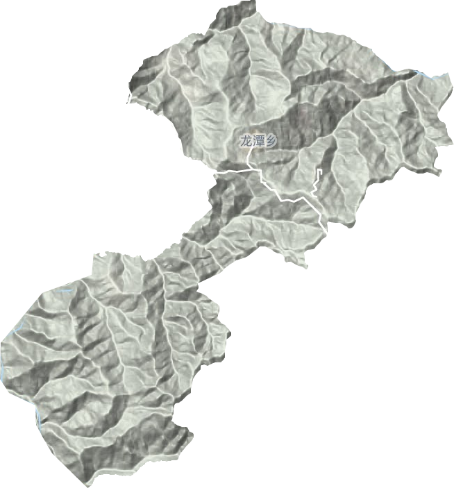 龙潭乡地形地图