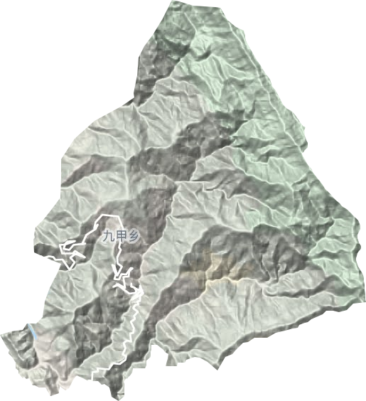 九甲镇地形地图