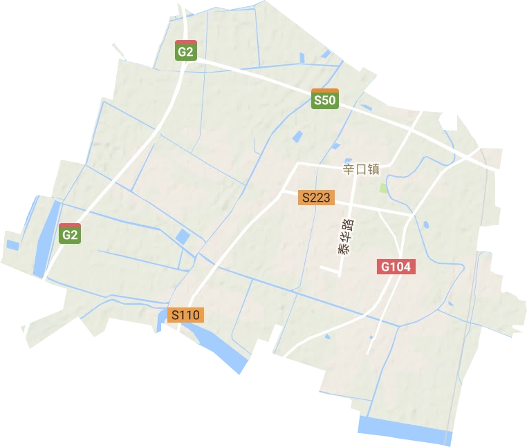 辛口镇地形地图