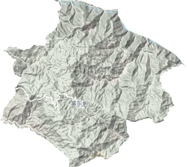 富东乡地形地图