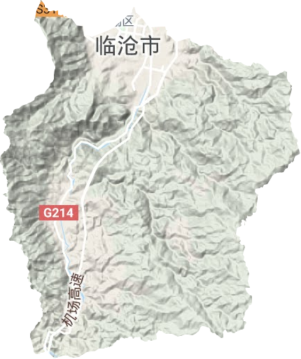 凤翔街道地形地图