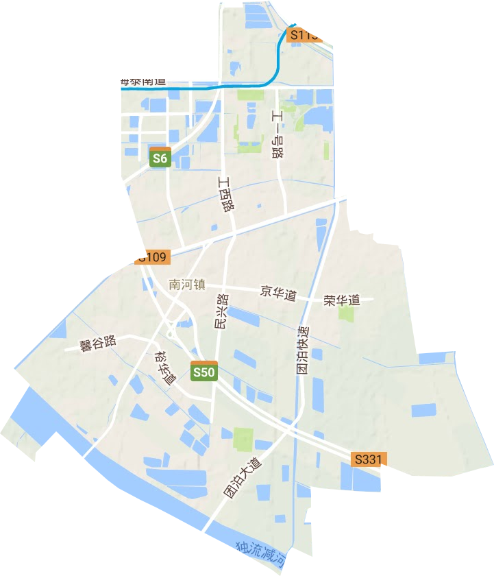 精武镇地形地图