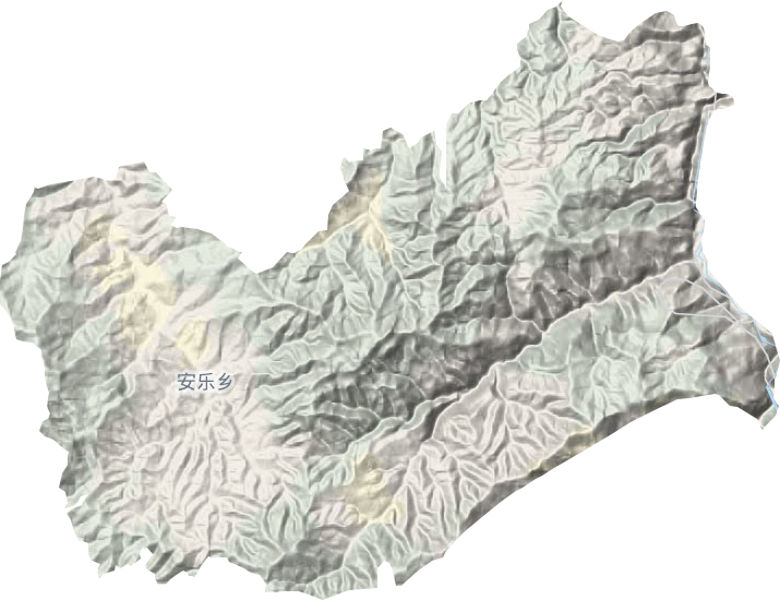 安乐乡地形地图